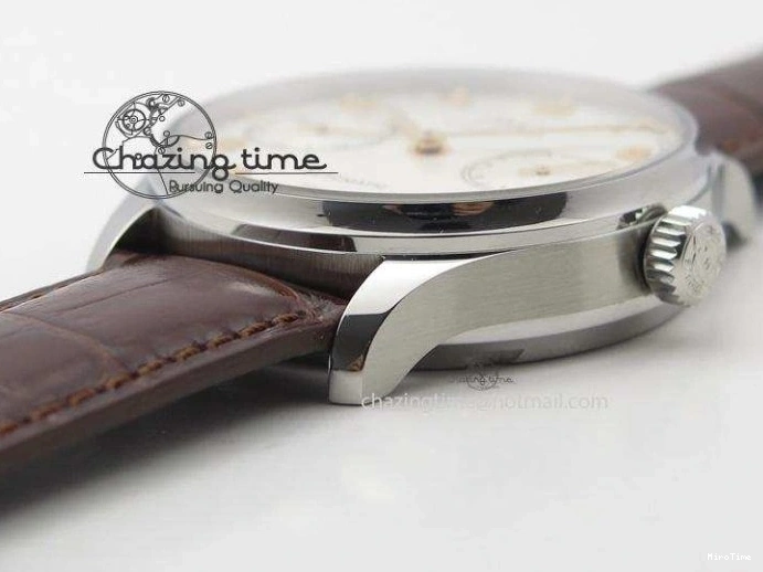 MIROTIME 0303 MoistureWicking Portuguese Real PR IW500704 ZF 1:1 Best Edition On Brown Leather Strap A52010 V 7311